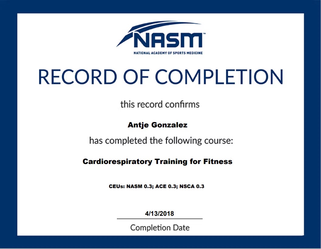 Certification